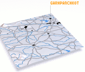 3d view of Garh Pānchkot