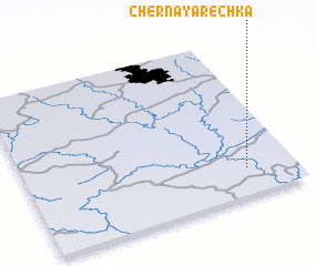 3d view of Chërnaya Rechka