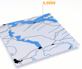 3d view of Ilovka