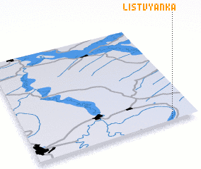 3d view of Listvyanka