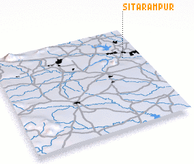 3d view of Sitārāmpur