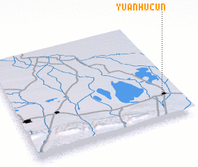 3d view of Yuanhucun