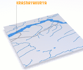 3d view of Krasnaya Kur\