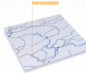 3d view of Novokazanka