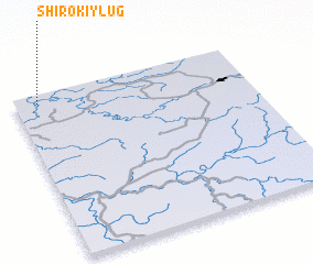 3d view of Shirokiy Lug