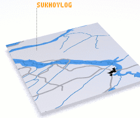 3d view of Sukhoy Log