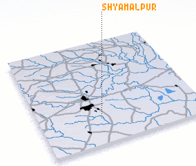 3d view of Shyāmalpur