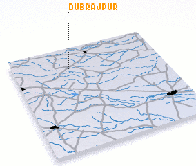 3d view of Dubrājpur