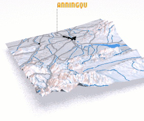 3d view of Anningqu