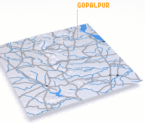 3d view of Gopālpur