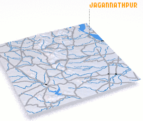 3d view of Jagannāthpur