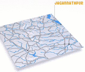 3d view of Jagannāthpur