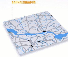 3d view of Rāmkrishnapur