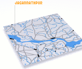 3d view of Jagannāthpur