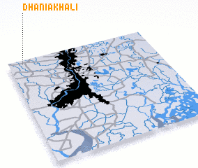 3d view of Dhanīakhāli