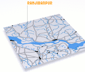 3d view of Rāmjibanpur