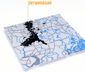 3d view of Shyamnagar