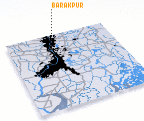 3d view of Bārākpur