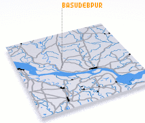 3d view of Bāsudebpur