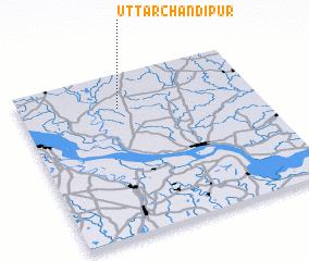 3d view of Uttar Chandipur