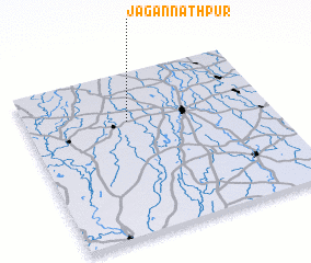 3d view of Jagannāthpur