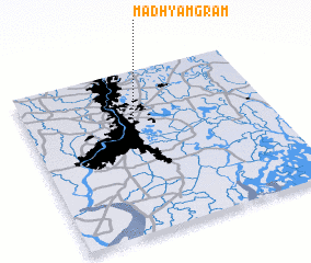 3d view of Madhyamgram