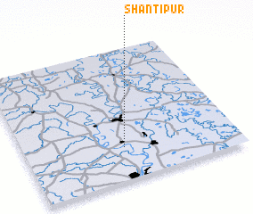 3d view of Shāntipur