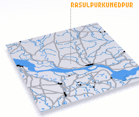 3d view of Rasūlpur Kumedpur