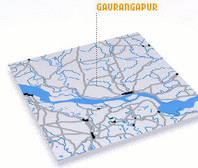 3d view of Gaurāngapur