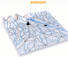 3d view of Binnāguri