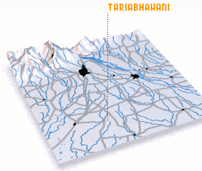 3d view of Taria Bhawāni