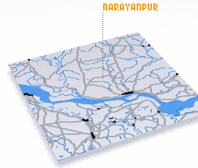 3d view of Nārāyanpur