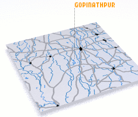 3d view of Gopināthpur