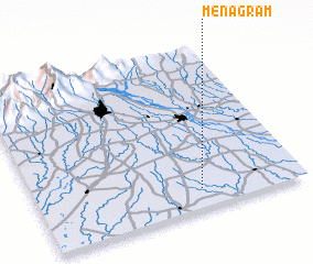 3d view of Menāgrām