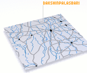 3d view of Dakshinpalāsbāri