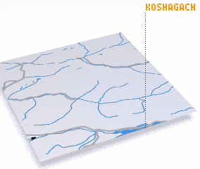 3d view of Kosh-Agach