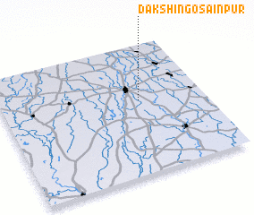 3d view of Dakshin Gosāinpur