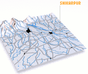 3d view of Shikārpur
