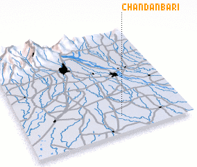 3d view of Chandanbāri