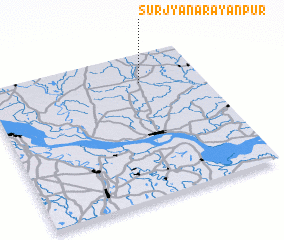 3d view of Surjyanārāyanpur