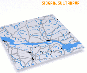 3d view of Sibganj Sultānpur