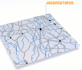 3d view of Jagannāthpur