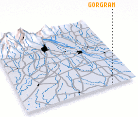 3d view of Gorgrām