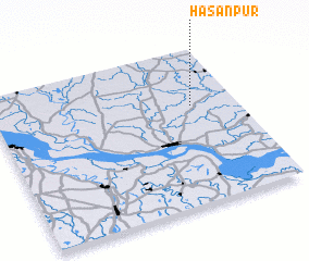 3d view of Hāsanpur