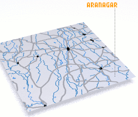 3d view of Ārānagar
