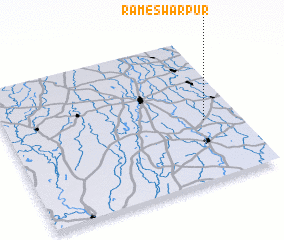 3d view of Rāmeswarpur