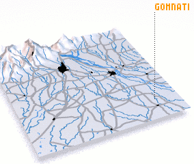 3d view of Gomnāti