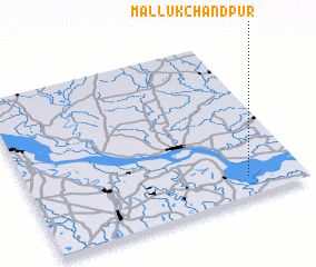 3d view of Malluk Chāndpur