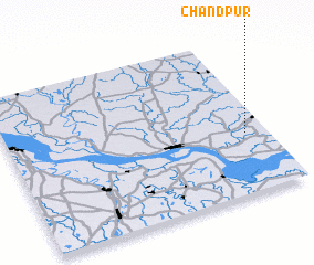 3d view of Chāndpur