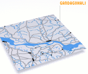 3d view of Gandagohāli